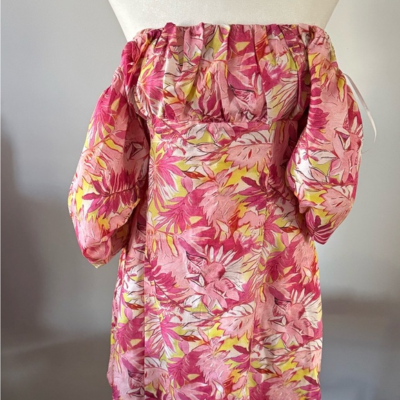 Lu Lus Floral Off-Shoulder Dress - Picture 2 of 8